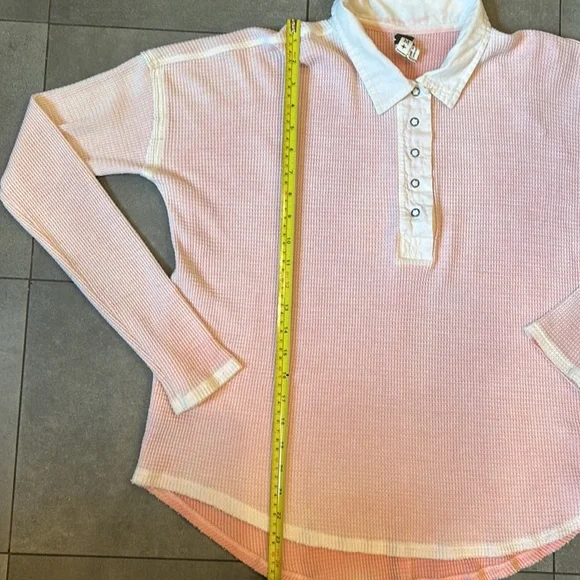 We The Free Long Sleeve Thermal Shirt with Collar - Picture 5 of 10